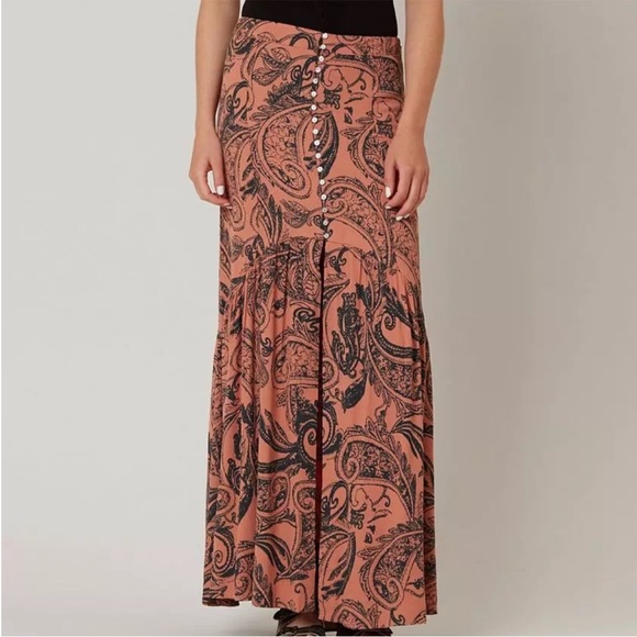 Free People Lisa Crepe Skirt - Picture 2 of 8